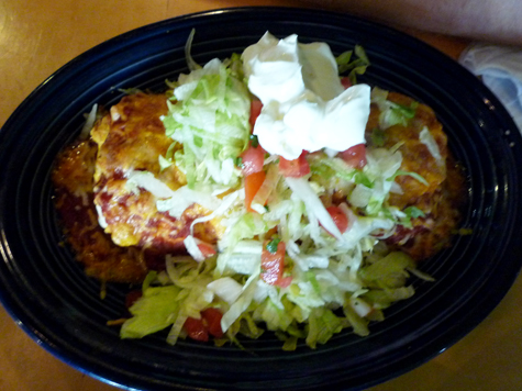 Smothered Tofu Burrito