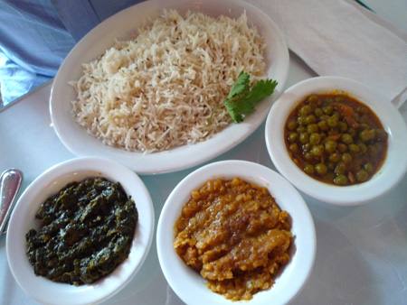 Vegetarian sampler